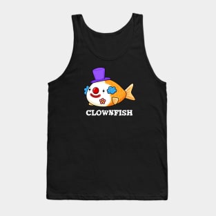 Clownfish Animal Pun Tank Top